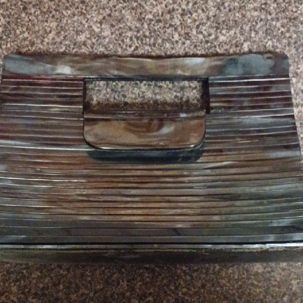 Sleek Black Textured Tote Bag